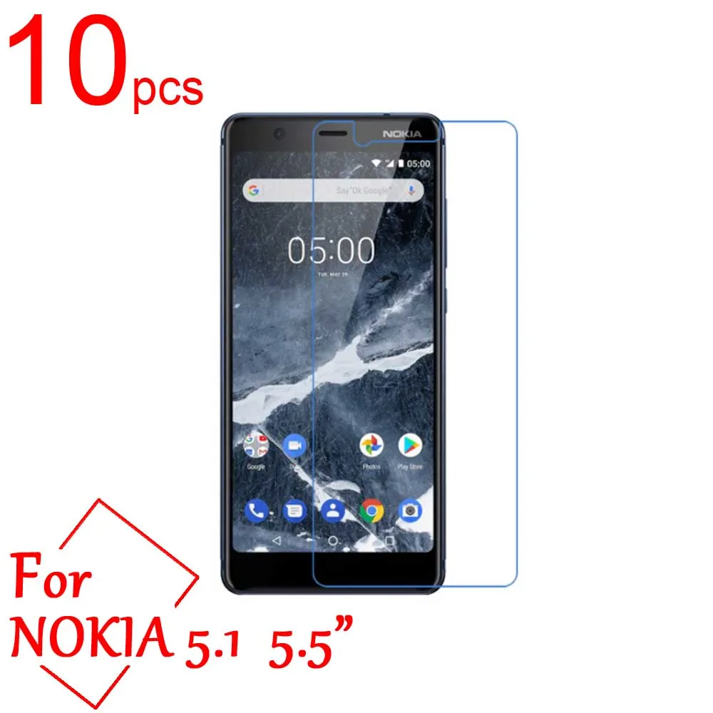 10 шт. Ультрапрозрачная/матовая/нано защитная пленка для ЖК экрана Nokia 2 1 3 5 6 7 plus X5 X6