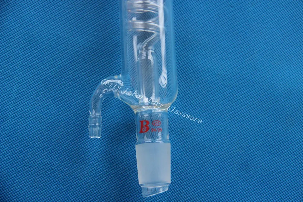 500mm Graham condenser Coil 24/29 joints 10mm hose connection (Borosilicate Glassware) | Канцтовары для офиса и дома