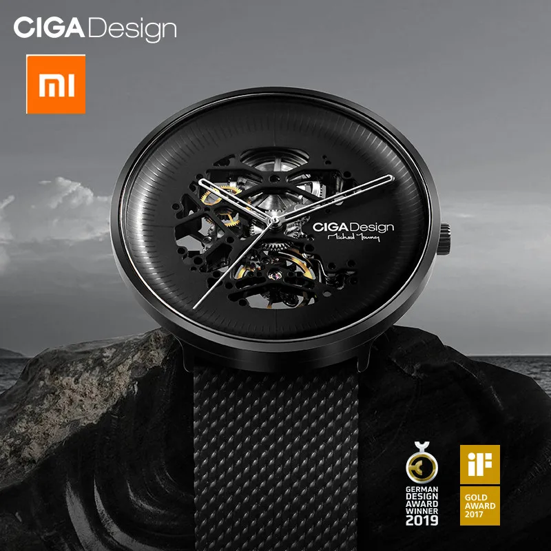 Xiao mi jia CIGA Design MY Series мужские умные часы автоматические механические выдолбленные