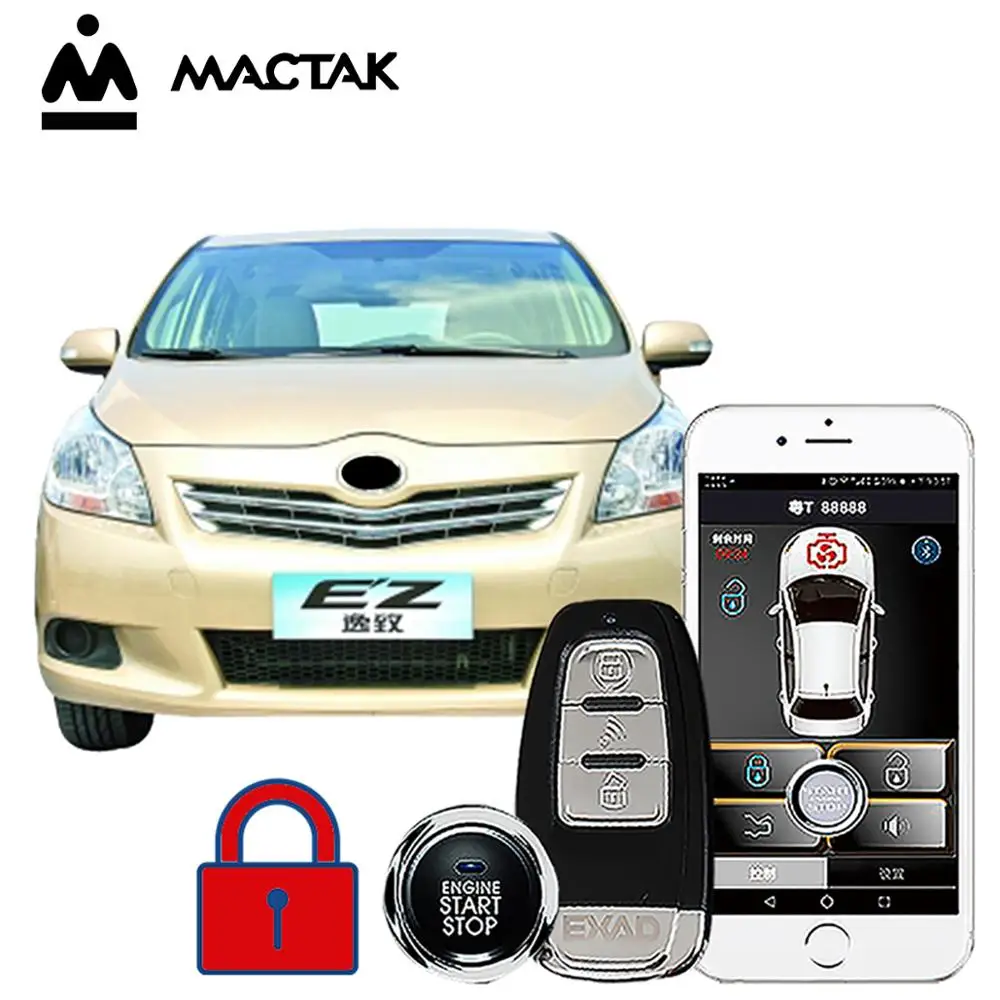 MACTAK EZ автомобильные аксессуары без ключа система комфорта доступа PKE Phone APP