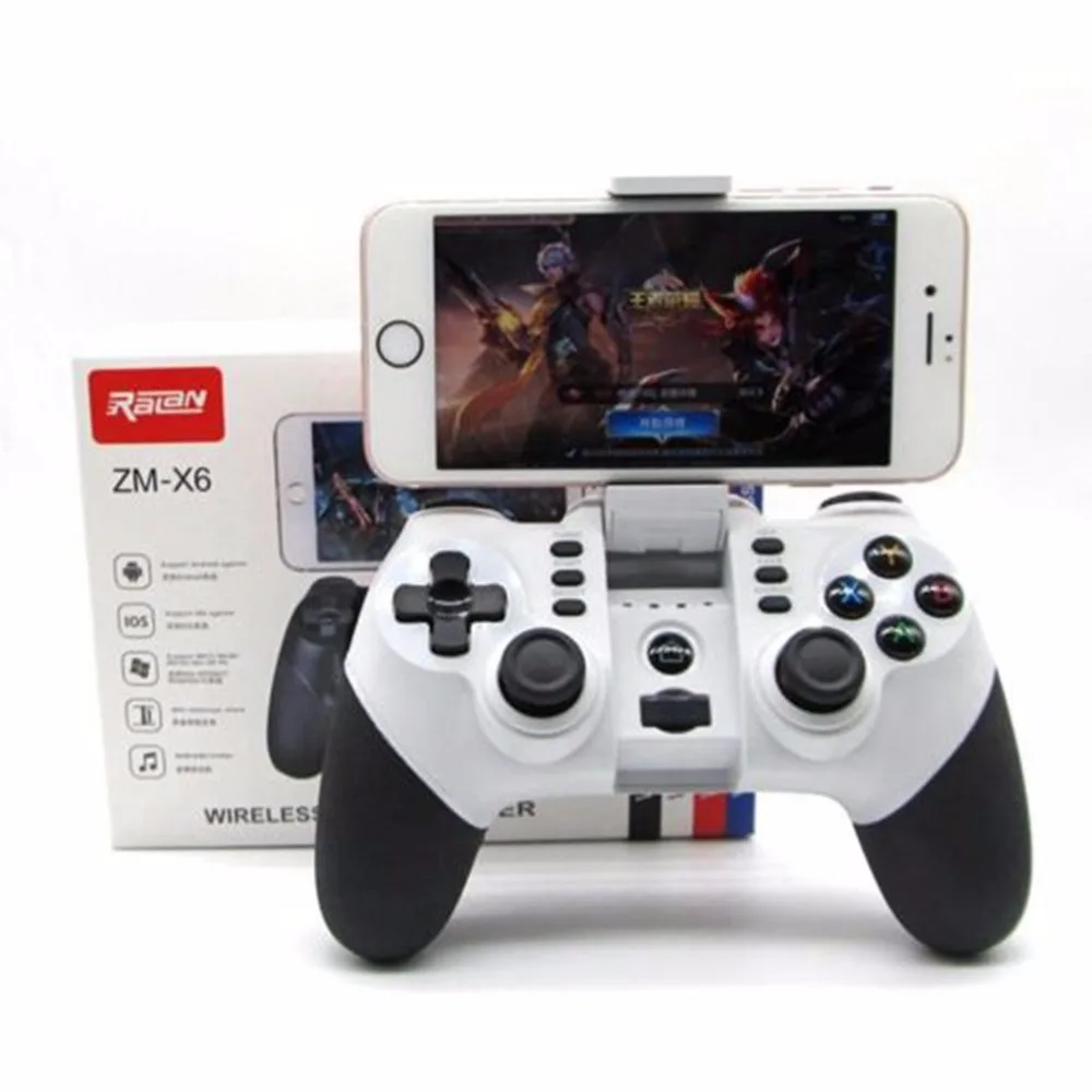 AKASO X6 Bluetooth контроллер геймпад для мобильного телефона игровая Беспроводная консоль для PS3 Джойстик аксессуары для видеоигр