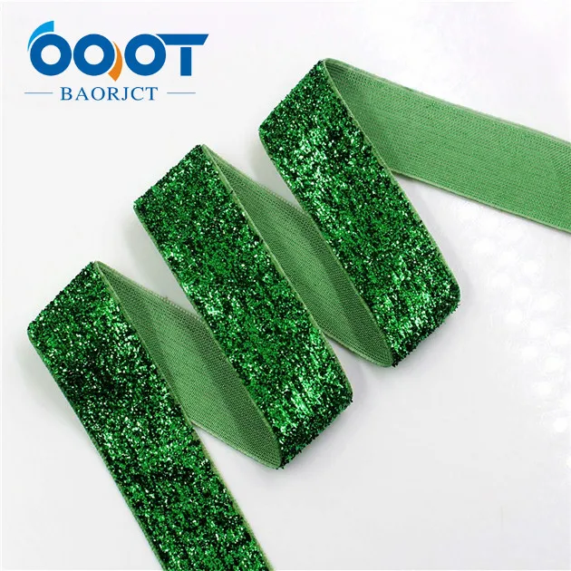 OOOT BAORJCT 1801053,25 мм 10 ярдов цельный зеленый лук ленты, DIY ручной работы головной убор аксессуары материал, украшение для волос - Цвет: 9