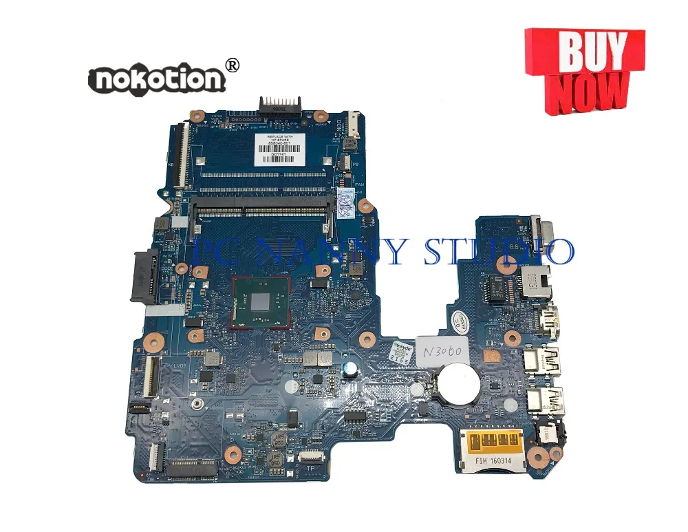 PCNANNY 858040 601 для струйного принтера HP Pavilion 14 AM052NR AM Материнская плата ноутбука N3060