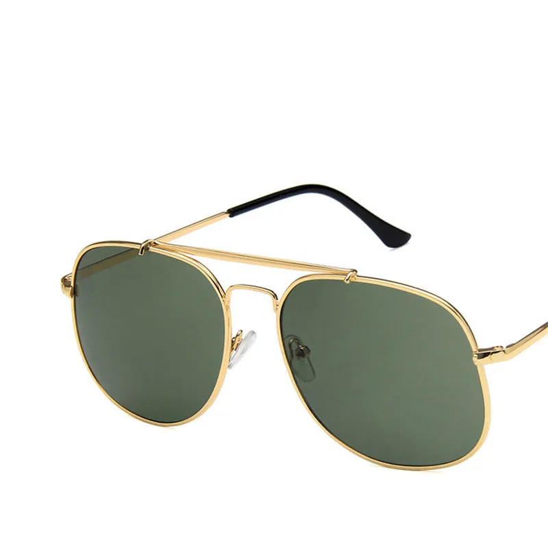 

New Arrive 2019 Luxury Sunglasses Men Double Beam Metal Large Frame Sunglasses Women Retro Sunglasses Gafas De Sol Mujer