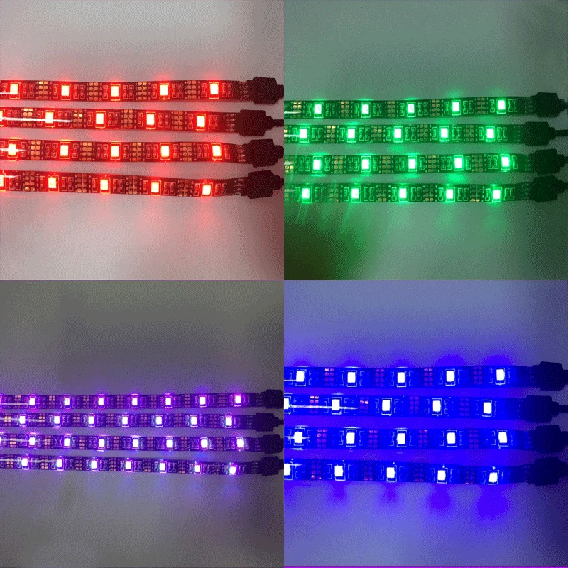 USB светодиодный фоновый светильник для телевизора 5050RGB ТВ задний светильник полоса USB скачки шасси 5 В Цвет Гибкий эпоксидный водонепроницаемый для ТВ