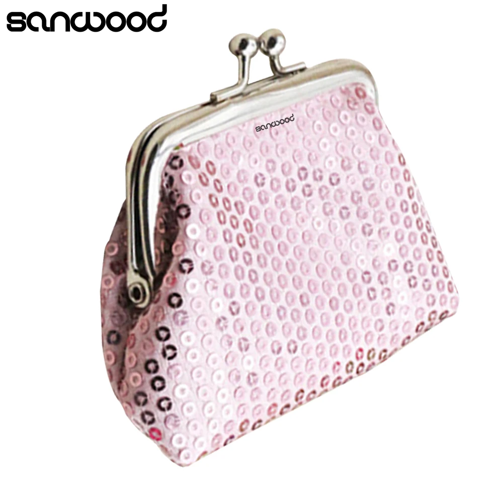 Кошельки Женский кошелек для монет Детский Детские бумажники блестящий клатч с