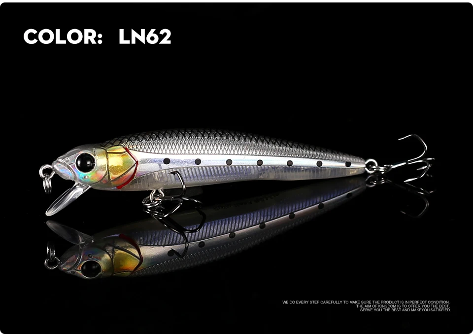 Kingdom искусственная жесткая хорошая приманка для рыбалки Topwater плавающая качественная профессиональная блесна 90 мм 9 г плавающая приманка с тройными крючками 5339
