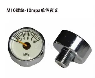 

Mini Szie 30Mpa Vacuum Pressure Gauge 1." in 25mm M10*1 Luminous 1