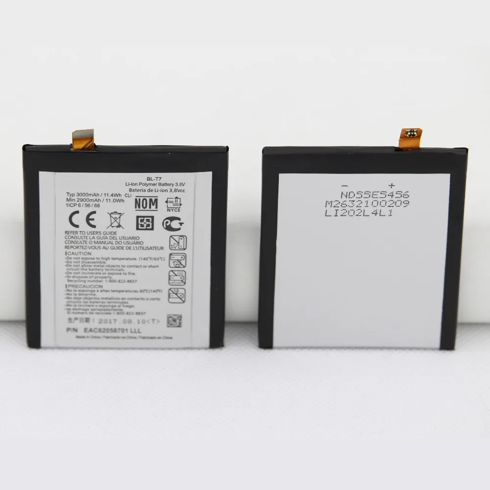 10 шт./лот ISUNOO 3000 мА/ч BL T7 Мобильный телефон Аккумулятор для LG G2 LS980 VS980 D800 D801 D802 BLT7
