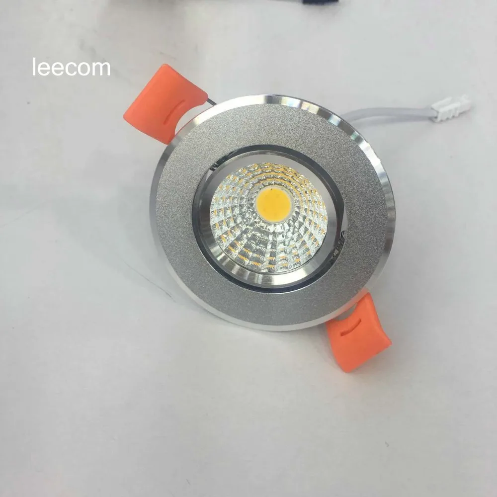 10pcs/lot Led Downlight Light Cob Ceiling Spot 3w 85-265v Recessed Lights Indoor Lighting 5 years warranty time | Лампы и освещение