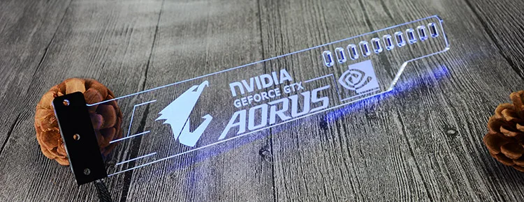 Акриловый кронштейн для крепления GPU карты размером 280*45*6 мм используется для фиксации видеокарты 5050 RGB светильник для подключения AURA 4PIN 5050 RGB коннектор