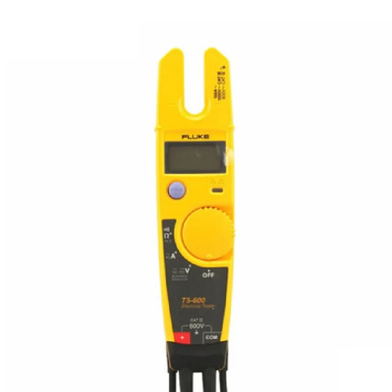 Fluke T5 600 Бесконтактный Клещи для измерения напряжения вилка Вольтметр Амперметр с