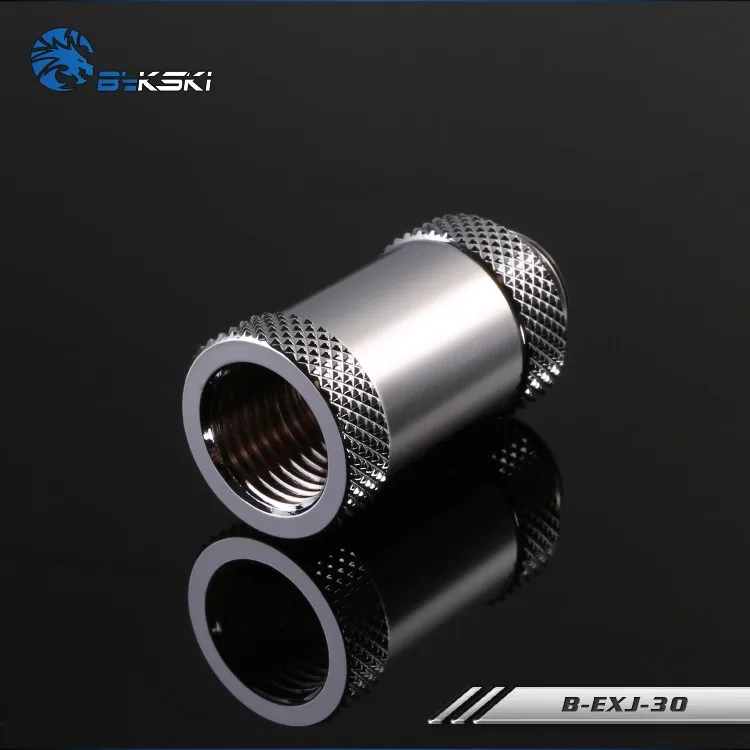Bykski B-EXJ-30 G1/4 ''мужского и женского пола 30 мм полированная крепление удлинителя с G1/4" Нитки ПК водяного охлаждения - Цвет лезвия: Silver Color