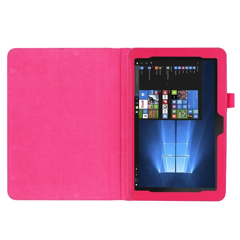 Деловой чехол Litchi из искусственной кожи для ASUS Transformer Book T103HAF чехол-книжка