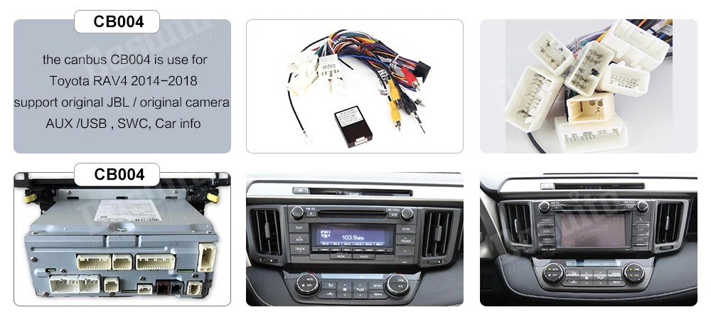 Dasaita " ips 2.5D Android 9,0 RHD авто для Toyota RAV4 мультимедиа встроенный gps навигации