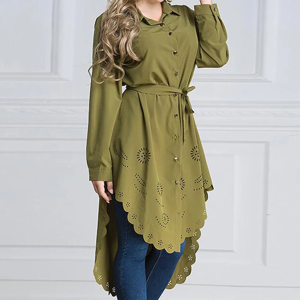Плюс размер блузка платье 5XL 6XL халат Femme длинный мусульманский кафтан лето осень