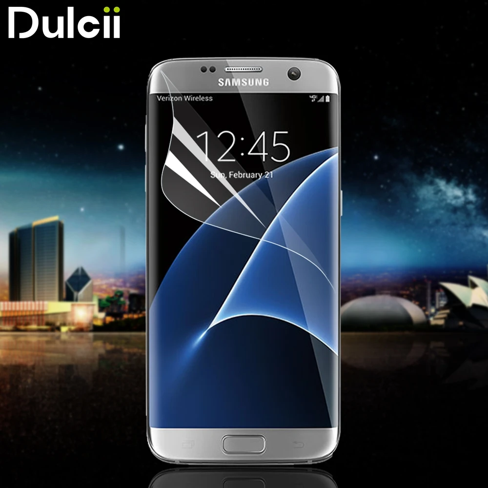 Dulcii для Samsung Galaxy S7 Edge G935 фильм мягкое защитное покрытие экрана полный охват S 7