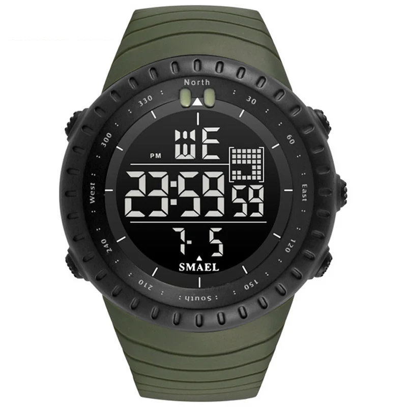 

2018 Military Outdoor Sports Watches Hiking Men Watch Digital LED Electronic Watch Man Sports Watches Men Clock Chronograph Male