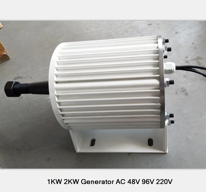 

Permanent Magnet Generator 2kw AC 48v 96v 120v 220v 230v 240vac Low RPM Alternator 2000W