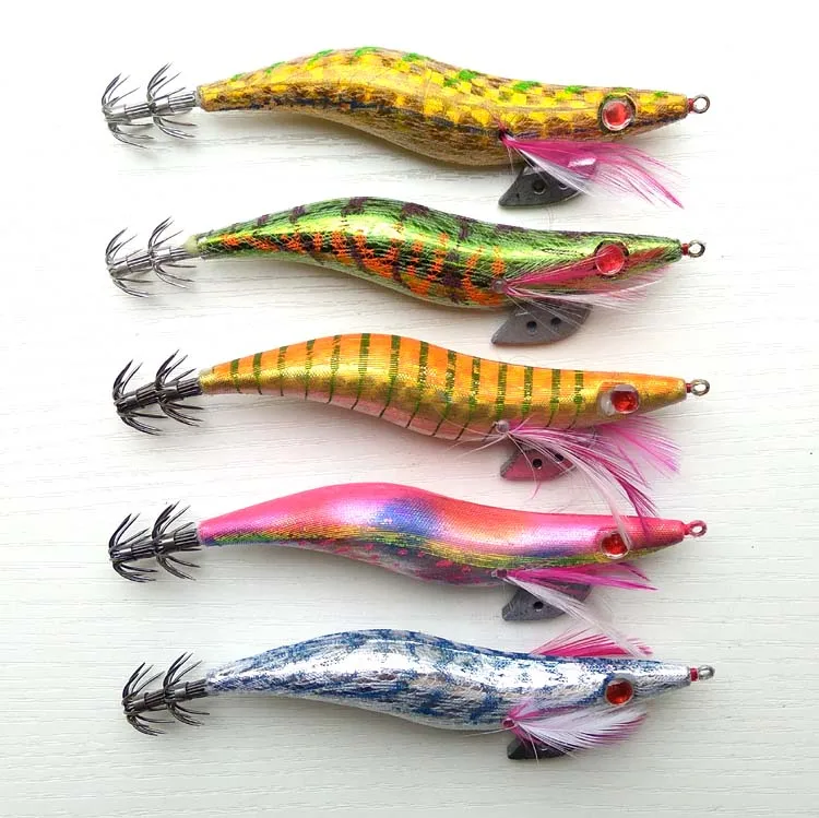 5 шт. 3 # высококачественные мерцающие приманки для рыбной ловли|fishing squid|lure hardfishing