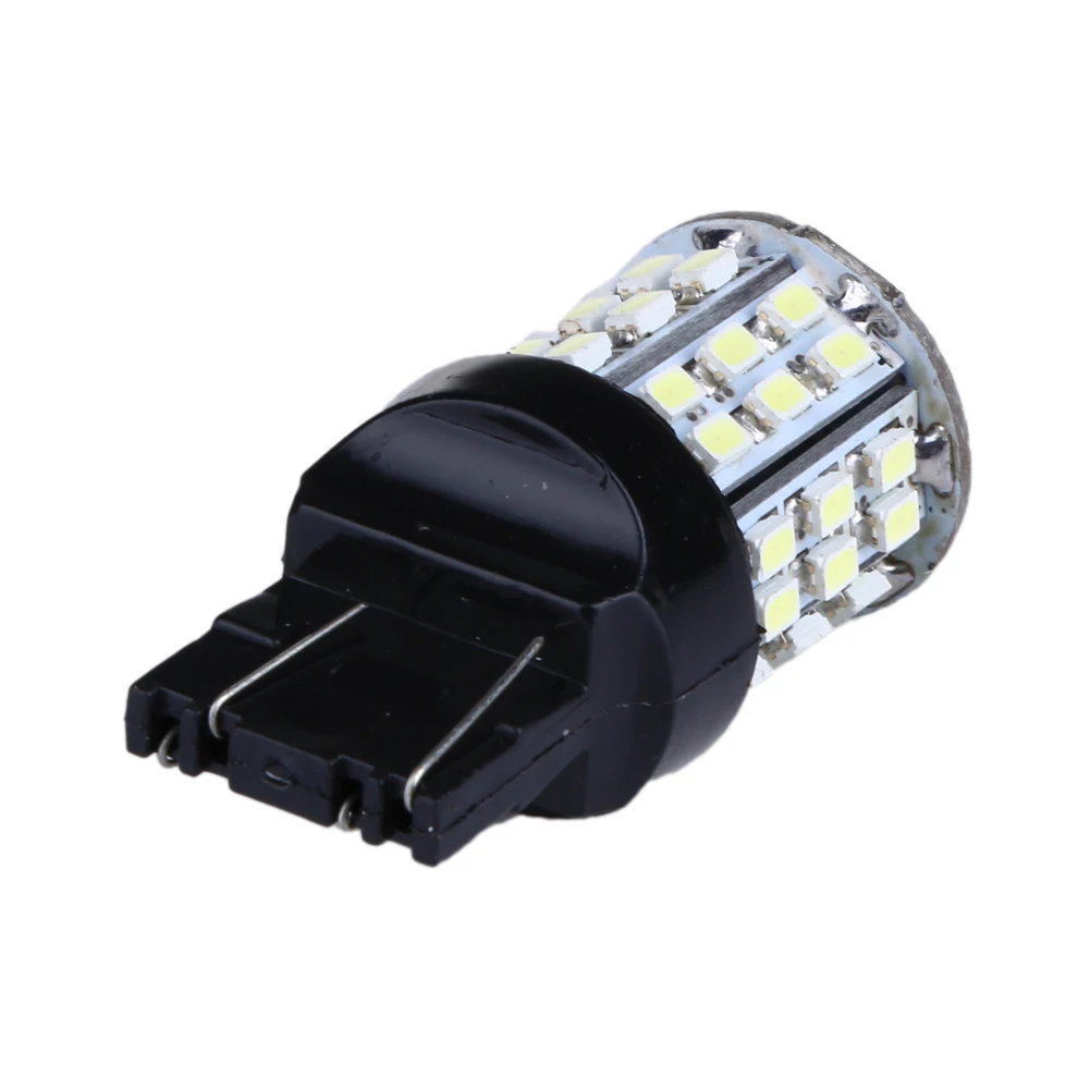 2 шт./лот T20 W21W 7443 7440 LED 64 SMD 1206 Автомобильная задняя стоп сигнальная лампа белая 12 В 1