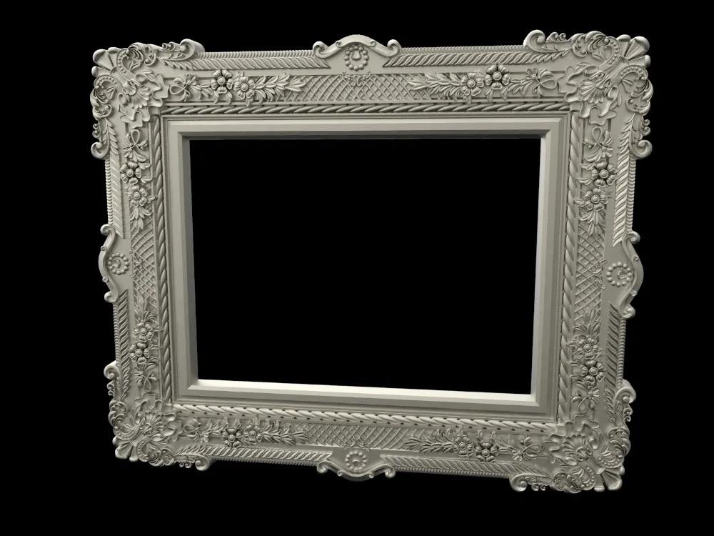 Зеркальная рамка 3D STL artcam модель cncn маршрутизатор гравировка резьба R005