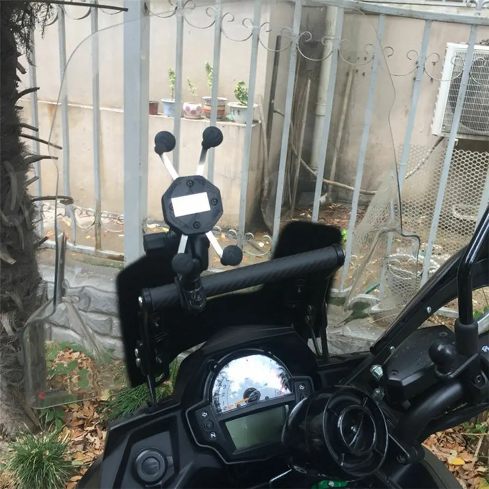 Мотоцикл модифицированный gps навигационный кронштейн для KAWASAKI VERSYS 650 KLE VERSYS650 KLE650