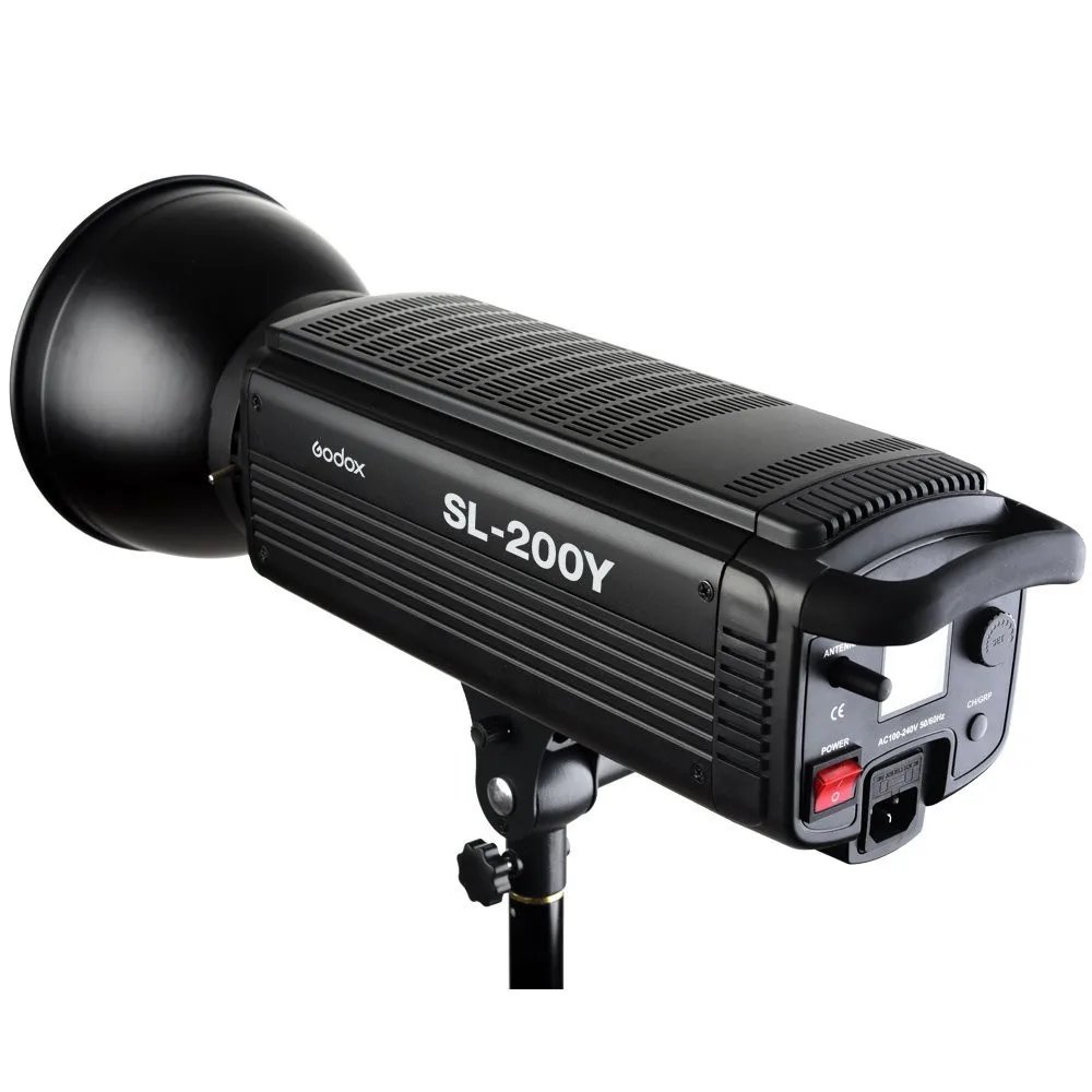 Godox SL-200Y 200WS желтая версия ЖК-панель LED видео свет беспроводной контроль для