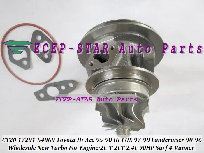 Бесплатная доставка турбо картридж CHRA Core CT20 17201 54060 для TOYOTA HI ACE 95 98 LUX 97 LANDCRUISER 90 96 4