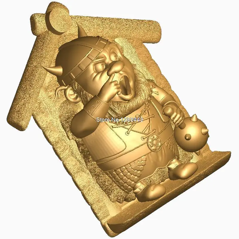 Рельеф Gnom 3d модели STL для ЧПУ формат модель stl рельеф artcam vectric aspire|stl relief|3d model stlmodel |