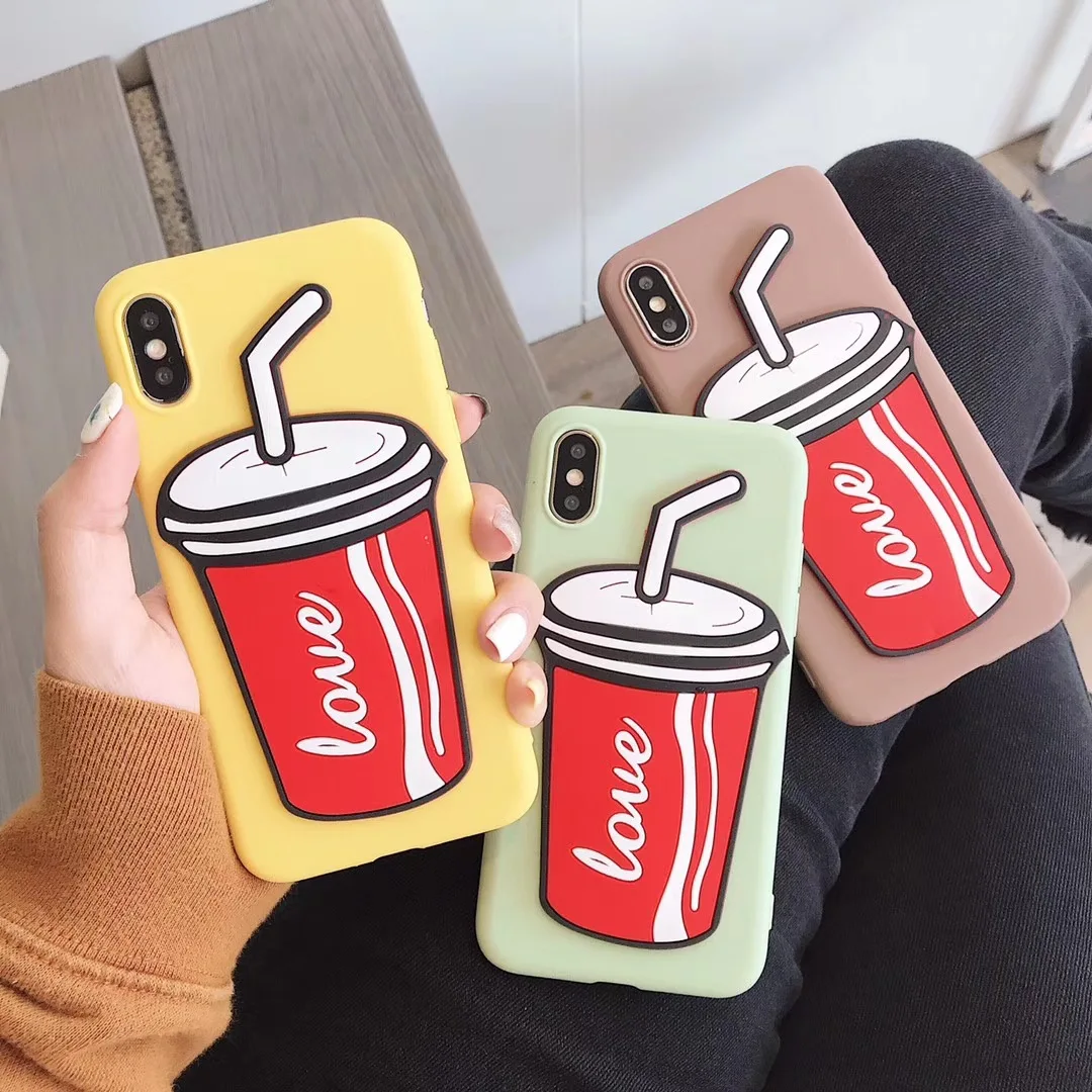 3D Cola мягкий чехол для Samsung Galaxy A3 2016 A5 2017 A6 Plus A7 2019 A8 2018 A9 Star Pro милый силиконовый