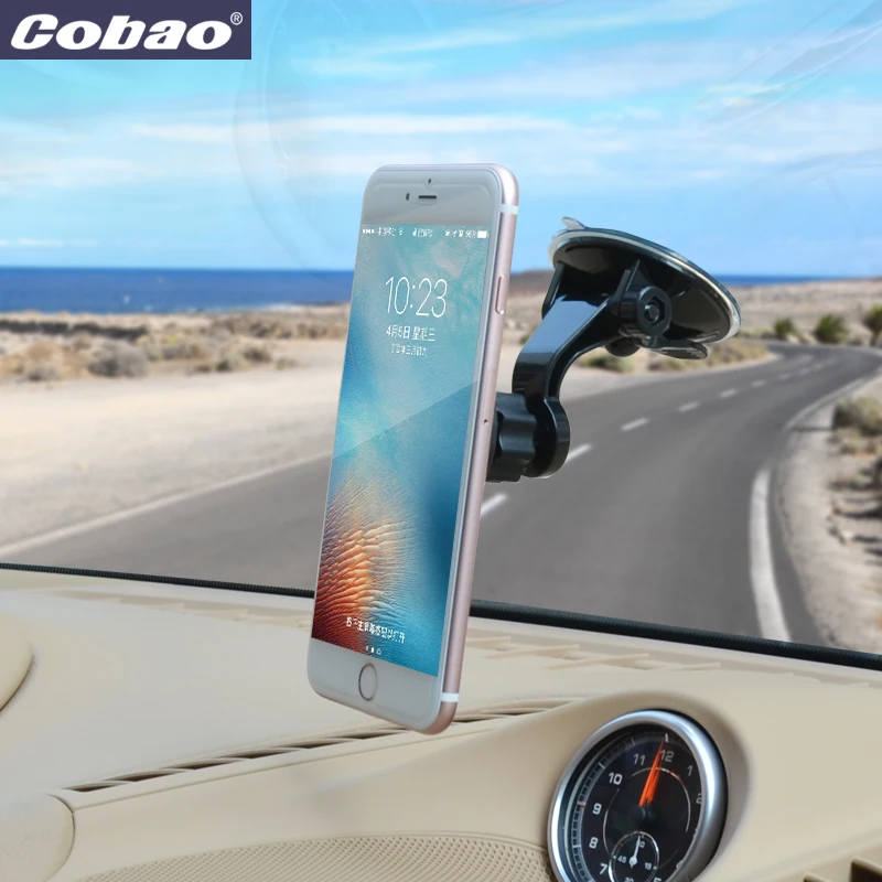 Universal windshield magnetic phone holder stand strong strength magnet car mount for iPhone 5s 6 6s plus Galaxy s4 Note | Мобильные