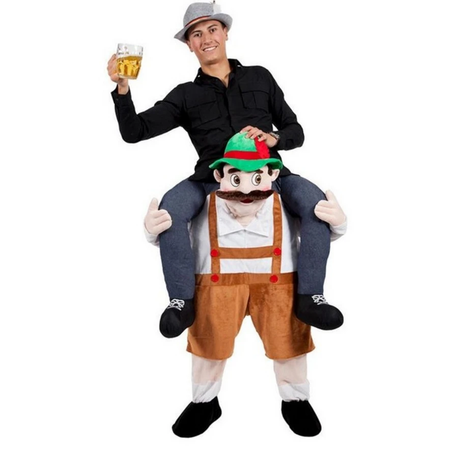 Novelty Funny Cosplay Oktoberfest Fancy Pants Up Party Costume Fantasia Adult Children Cute Mascot Pajamas | Тематическая одежда и