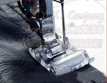 

1 piece good qality home sewing machine plastic roll presser foot use in leather