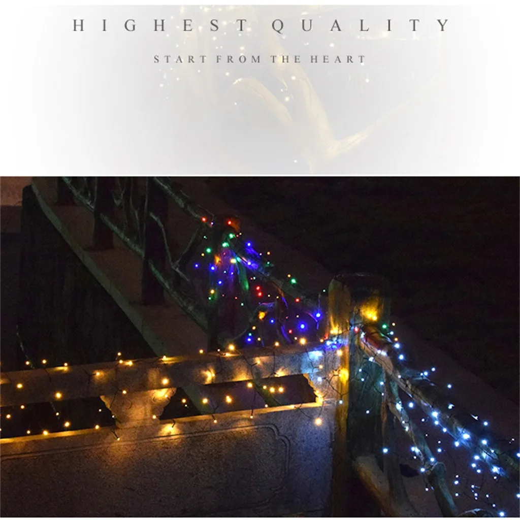Открытый RF 12 м 100 LED Солнечная энергия Сказочный свет гирлянда лампа для вечеринки