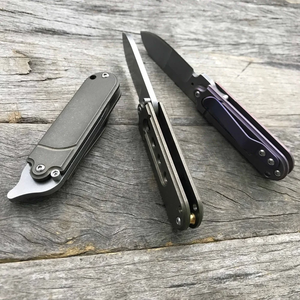 Складной нож LDT Bean Thorn Gen2 с титановой ручкой S35VN походные ножи для выживания