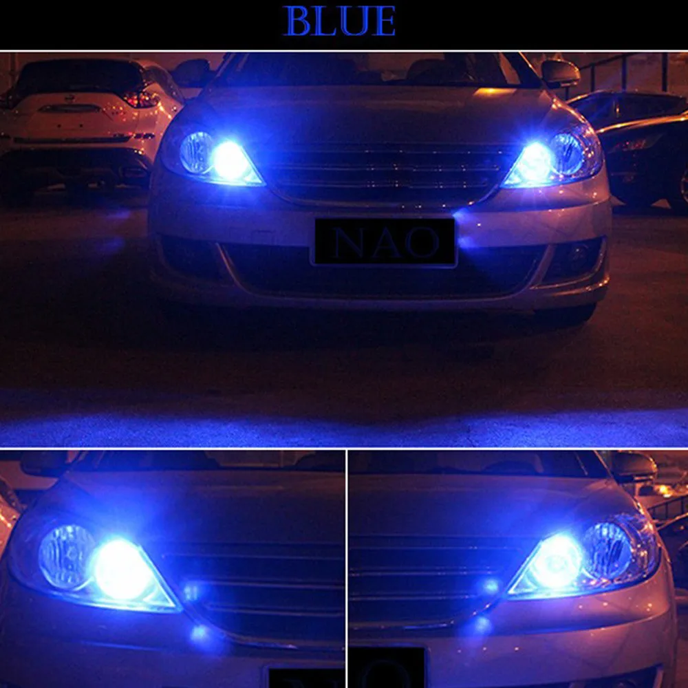 blue Автомобильный Двигатель универсальный 2pcsT10 Osram Чип W5W 168 2LED 6500K Многоцветный салона Чтение светильник, работающего на постоянном токе 12 В в белый светодиодный светильник - Цвет: blue