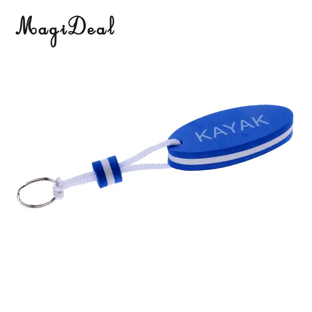 

MagiDeal Lightweight EVA Outboard Floating Keyring Sailing Yachting Kayak Water Sports Accessories - Blue Surfboard Shape