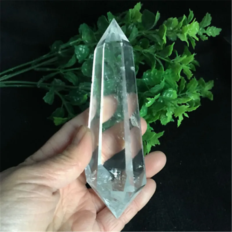 

197g Natural double pointed pillars the clear crystal spiritual healing