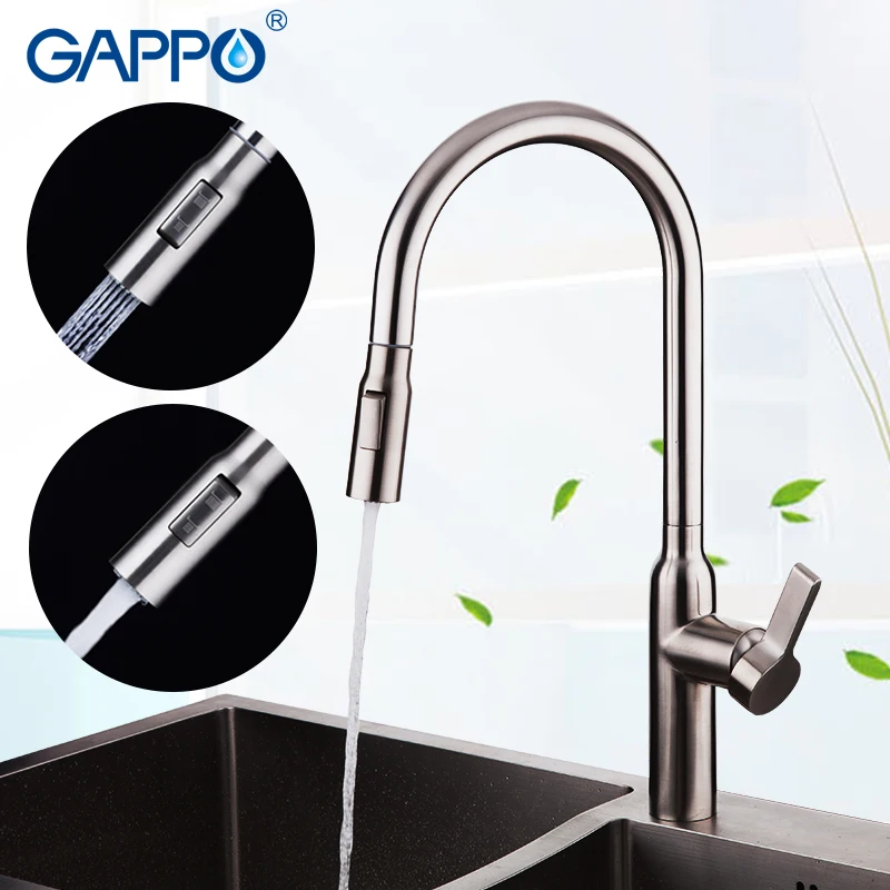 

Кухонный кран GAPPO, смеситель для раковины, из нержавеющей стали