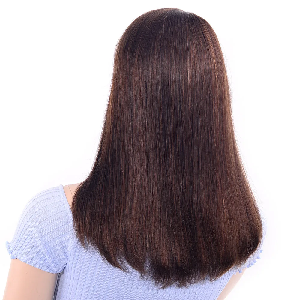 LADYSTAR бразильские Remy человеческие волосы парики 150% Плотность для женщин средняя