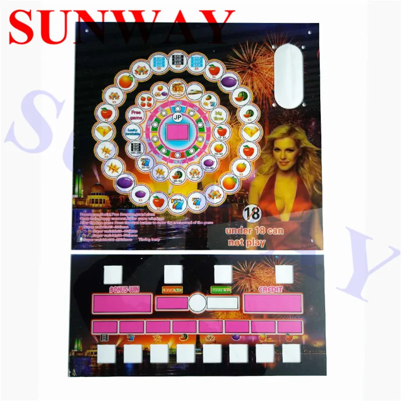 

High win rate football World Cup Mario Slot Game Board With Acrylic+Wire Harness for Casino/Slot Game Board Arcade Game machine