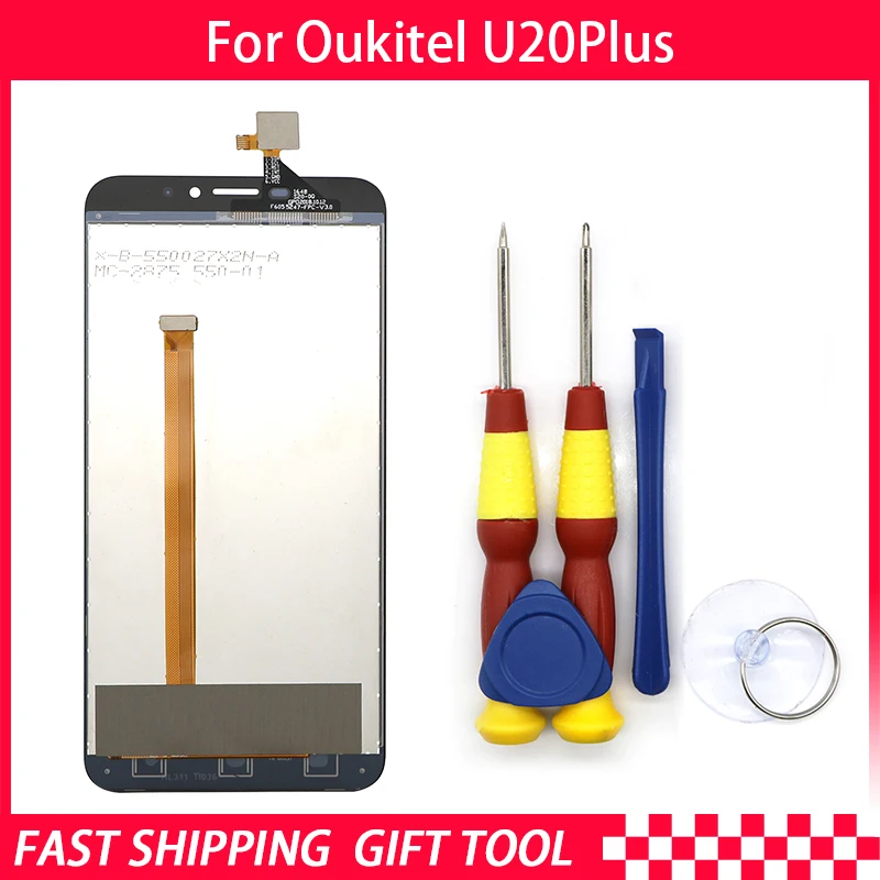 Новый оригинальный сенсорный экран ЖК дисплей для Oukitel U20 plus сменные детали +