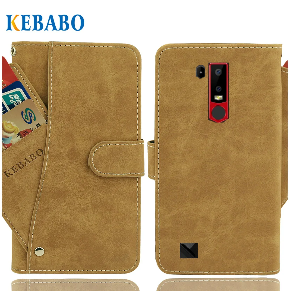 Винтажный кожаный чехол кошелек Ulefone Armor 6E роскошный флип 6 2 дюйма с 3 передними