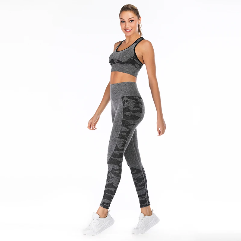 Imlario Camo Seamless Gym Leggings Scrunch Butt Fitness Yoga Pants High Waist Sports Tights Squatproof Activwear