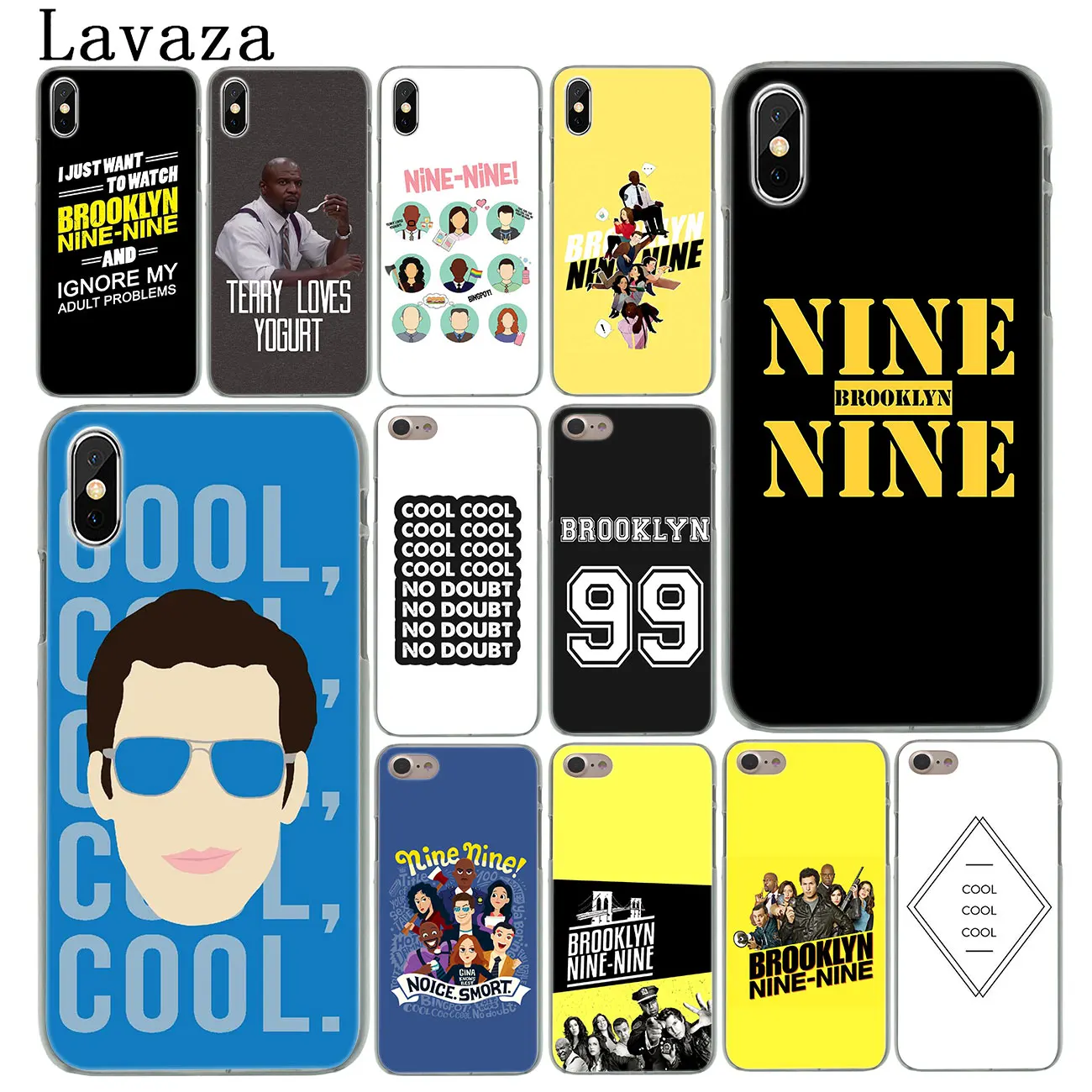 Lavaza Brooklyn Nine жесткий чехол для телефона iPhone XR X 11 Pro XS Max 8 7 6 6S 5 5S SE 4S 4 10|Бамперы| |