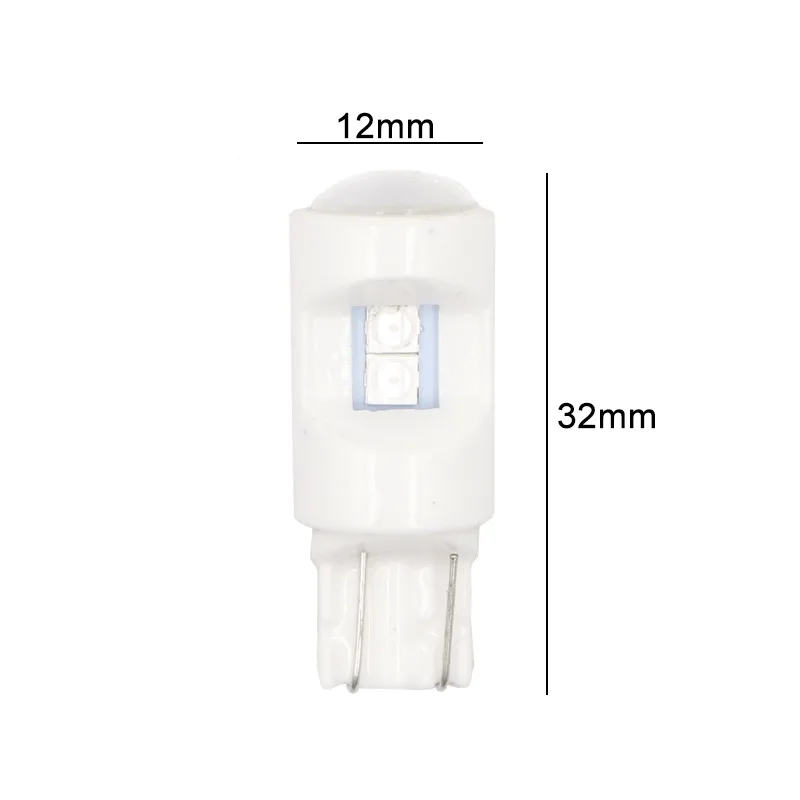 2 шт. сигнальная лампа 3030 6SMD T10 светодиодная автомобильная W5W Led Светодиодные лампы