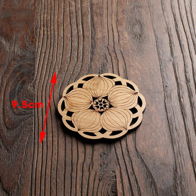 3 типа натуральная бамбуковая подставка под кружку круглые креативные подложки