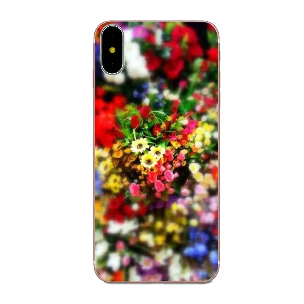 Для Galaxy Alpha Core Note 2 3 4 S2 A10 A20 A20E A30 A40 A50 A60 A70 M10 M20 M30 мягкий с рисунком из ТПУ цветами |