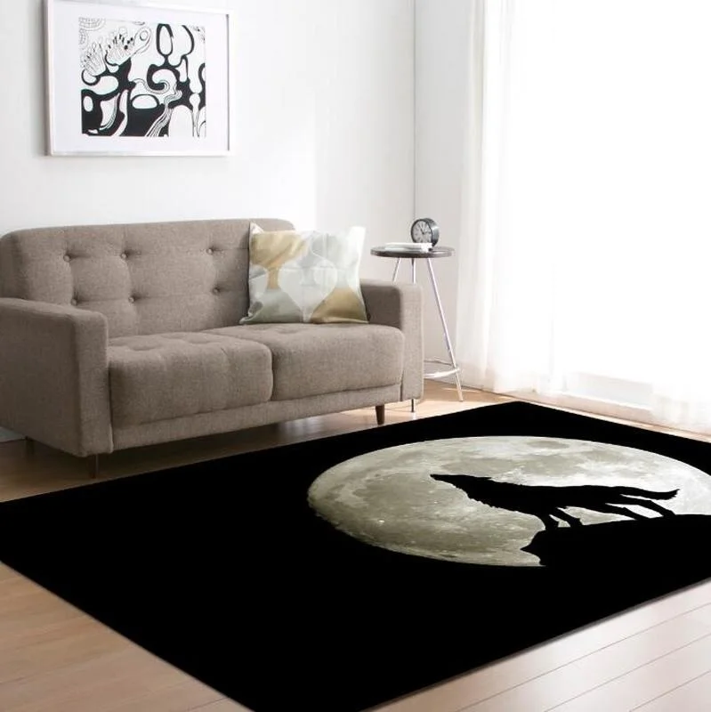 Beste 3D Gedrukt Rechthoek Vloermatten Tapijten Voor Slaapkamer Wolf Patroon Tapijt Voor Woonkamer Antislip Sofa Yoga Mat Home Decor (7 Stijl)